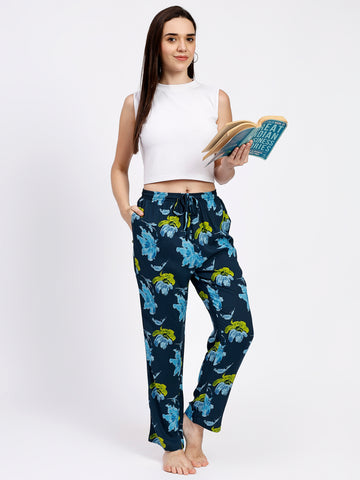 Girl's Rayon Printed & Pyjama & Lounge Wear –Soft Rayon Night Wear/Track Pants