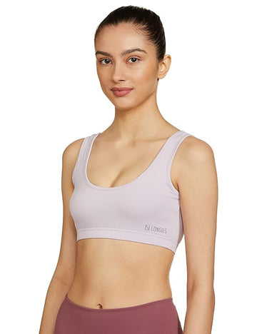 Essential Cotton Sports Bra – Non-Padded & Seamless Feel