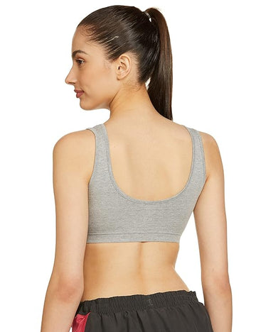 Women's Cotton Non Padded Wire Free Sports Bra