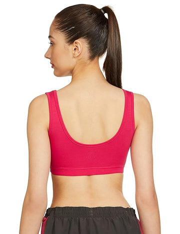 Women's Cotton Non Padded Wire Free Sports Bra