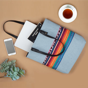 Neena - Denim Tote Bag