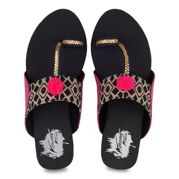 Kolhapuri Chappal  (Black)