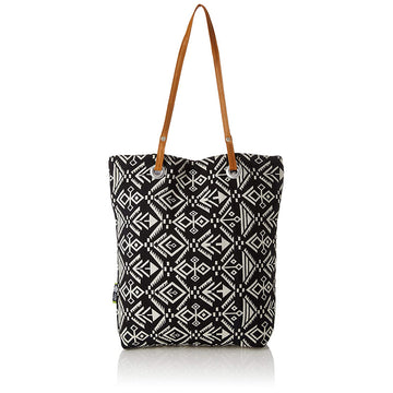 Jacquard Tote Bag-Blue Azte_C